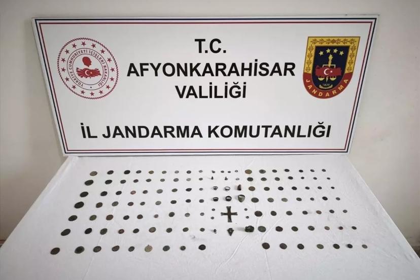 Afyonkarahisar'da tarihi eser operasyonu: 1 tutuklama