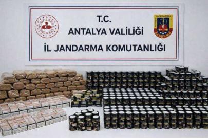 Alanya’da kaçak tütün operasyonu