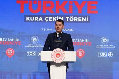 Bakan Kurum: 10 bin 340 sosyal konutun hak sahipleri belirlendi