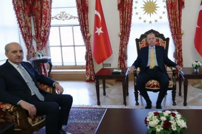 Cumhurbaşkanı Erdoğan, Numan Kurtulmuş'u kabul etti