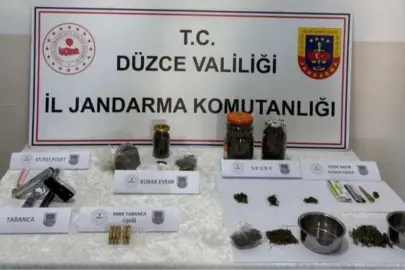 Düzce'de uyuşturucu operasyonu: 2 gözaltı