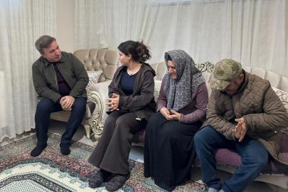 Erzincan Valisi Aydoğdu'dan bir aileye ev sözü