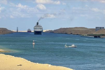Gazze ateşkesi sonrası Süveyş Kanalı'na ekonomik canlandı