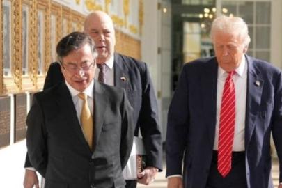 Kolombiya Devlet Başkanı Petro Gustavo, Donald Trump ile bir araya geldi