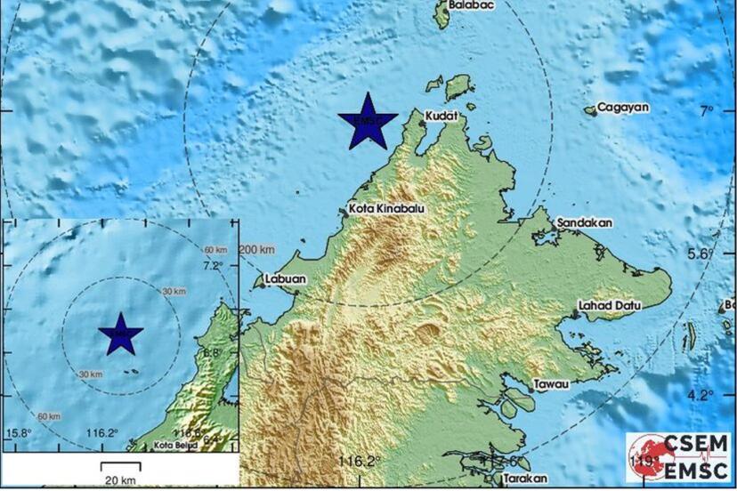 Malezya'da 7,1 büyüklüğünde deprem