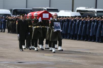 Şehit F16 pilotu Bolat'ın cenazesi memleketine uğurlandı