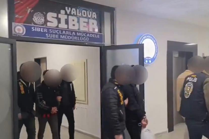 Yalova merkezli dolandırıcılık operasyonu: 5 tutuklama