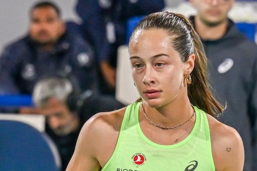 Zeynep Sönmez, Katar Açık Tenis Turnuvası'na veda etti