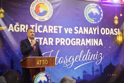 Ağrı’da iş dünyası ATSO iftarında buluştu