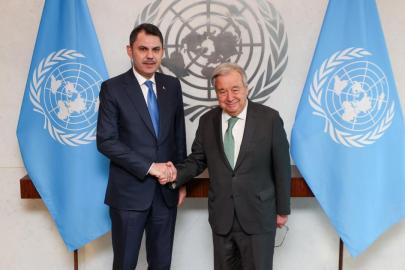 Bakan Kurum, ABD'de, BM temsilcileriyle ikili görüşmeler gerçekleştirdi