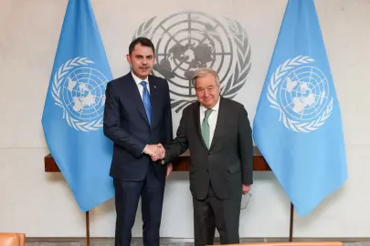 Bakan Kurum'dan BM temsilcileriyle ikili görüşme