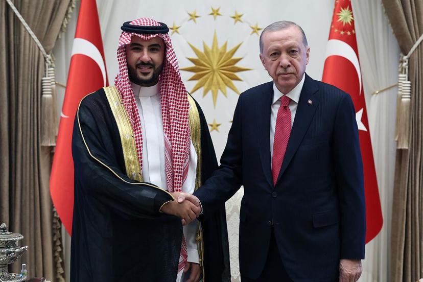 Cumhurbaşkanı Erdoğan, Suudi Arabistan Veliaht Prensi Selman ile görüştü