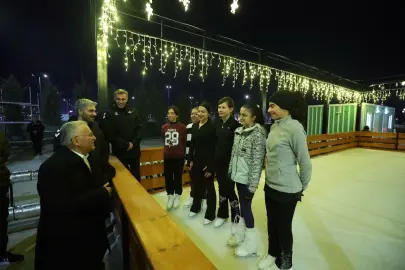 Kayseri'ye açık hava buz pateni pisti geliyor