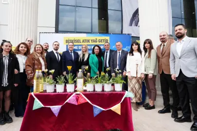 Manisa'da atık yağı getirip suyu kurtardılar