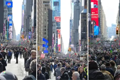 New York’ta protesto dalgası... “Savaşa, Krala ve ICE’a hayır” yürüyüşü