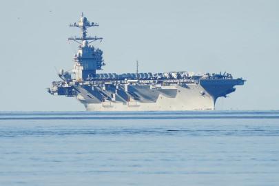 ABD uçak gemisi USS Gerald R. Ford'un, onarım çalışmaları tamamlandı