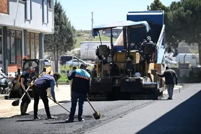 Manisa Ayakkabıcılar Sitesi'nde 2 bin tonluk serim