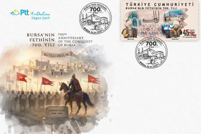 PTT'den Bursa'nın fethine özel anma pulu
