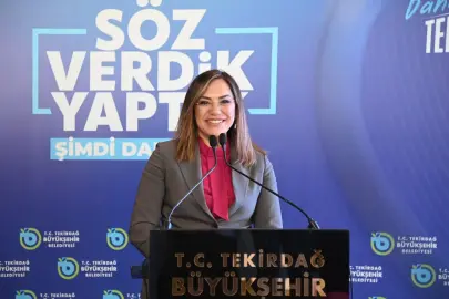 Tekirdağ'da Başkan Yüceer iki yılı anlattı