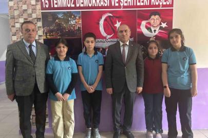 Bitlis’te kuş yavrusunu kurtarmaya çalışan öğrencilere anlamlı ödül