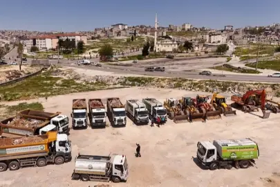 Gaziantep Büyükşehir'den 'yeşil' mesai