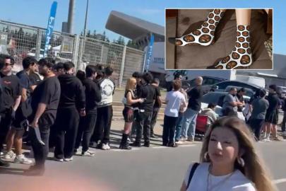 Kanye West çorapları için 2,5 kilometrelik kuyruk! Fiyatını duyan şaştı kaldı