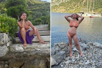 50 yaşındaki Nurgül Yeşilçay'dan cesur paylaşım: Tek bikiniyle...