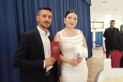 Afyonkarahisar'da nikah dairesinde "06.06.2026" yoğunluğu yaşandı