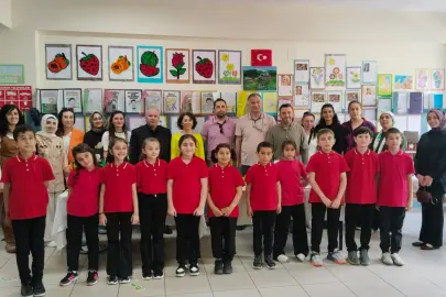 Artvin'de ilkokul öğrencilerince hazırlanan sergi büyük ilgi gördü