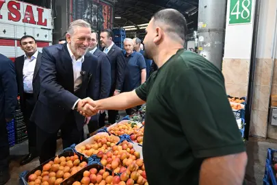 BTSO Başkanı Burkay’dan Bursa Kent Hali’ne ziyaret