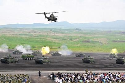 Japonya’da Fuji Ateş Gücü Tatbikatı düzenlendi