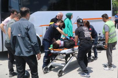 Lise öğrencisi motosiklet kazasında ağır yaralandı