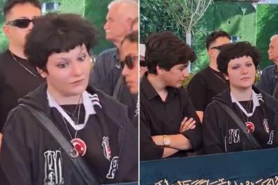 Reha Muhtar'ın cenazesinde dikkat çeken anlar! Poyraz Mina'yı dürterek uyardı