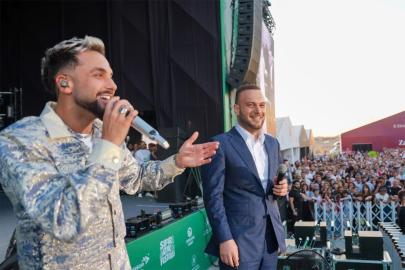 Sefo'dan Sıfır Atık Festivali'nde Milli Takım sürprizi: Yeni marşı ilk kez seslendirdi