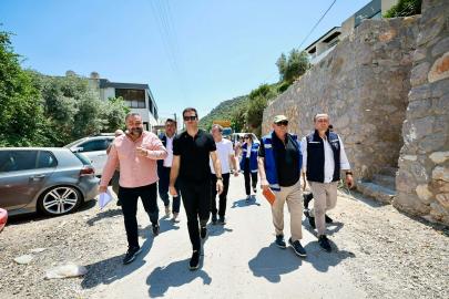 Başkan Mandalinci, Konacık'a saha ziyareti