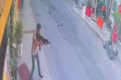 Bodrum'da pompalı tüfekle rastgele ateş açtı; o anlar kamerada
