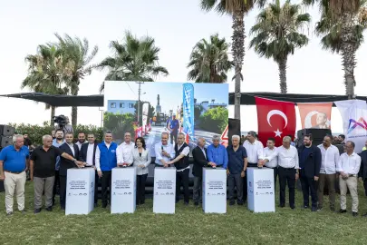 Mersin’de dev altyapı yatırımı için temel atıldı