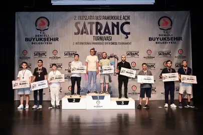 Pamukkale Açık Satranç Turnuvası şampiyonlarını buldu