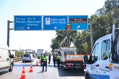 Antalya’nın yolları COP31 İklim Zirvesi’ne hazırlanıyor