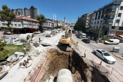 Başkent’te 40 yıllık altyapı sorunu çözülüyor