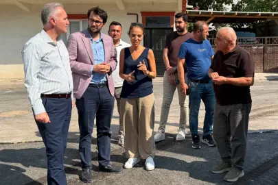 Bursa İnegöl'de Başkan Taban çalışmaları yerinde inceledi