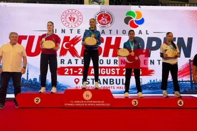 Bursalı karateci Naz Kayadere’den altın madalya