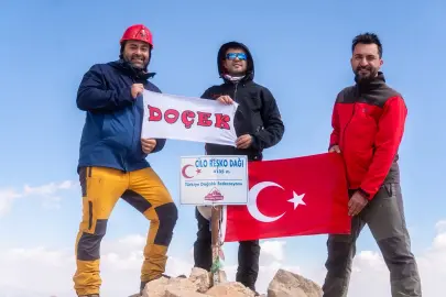 DOÇEK Hakkari Cilo zirvesinde