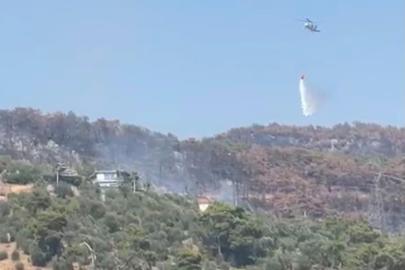 Fethiye'de çıkan orman yangını söndürüldü
