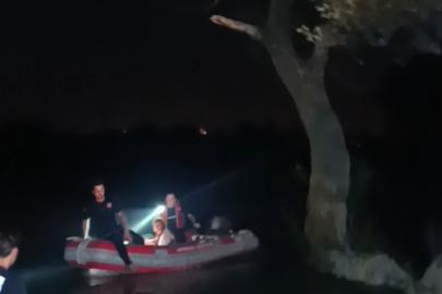 Irmaktaki adacıkta mahsur kaldı, kendisini kurtaran ekiplerden özür diledi