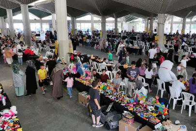 Konya’da çocuklardan paylaşım ve dayanışma pazarı
