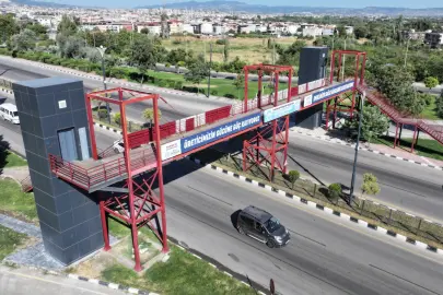 Manisa’da üst geçide asansör kolaylığı