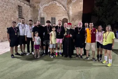 Mardin Kırklar Kilisesi’nde voleybol heyecanı: Şampiyon Mor Behnam