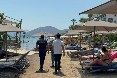 Marmaris'te kıyı kullanımına yönelik denetim