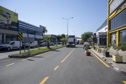 Mersin Tırmıl Sanayi Sitesi’nde yollar yenilendi